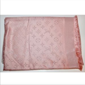 Louis Vuitton monogram shawl.